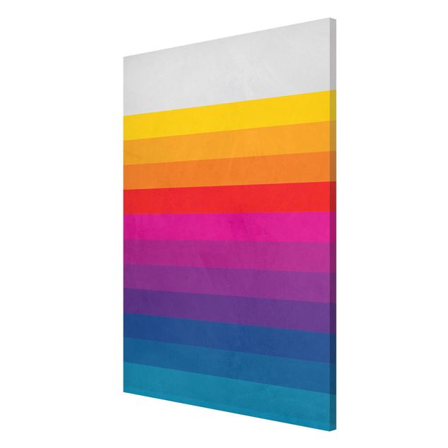 Prints multicoloured Retro Rainbow Stripes