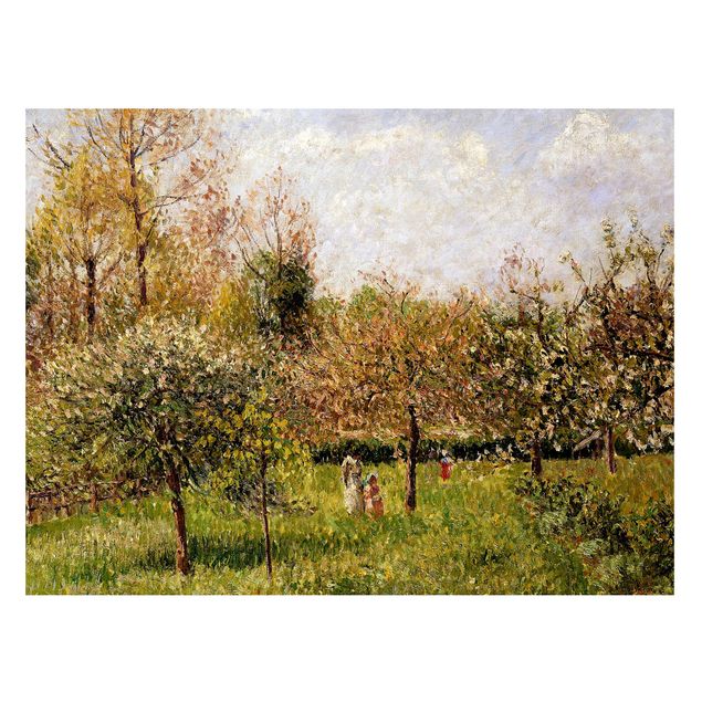 Pointillism Camille Pissarro - Spring In Eragny