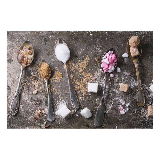 Glass Splashback - Vintage Spoon With Sugar - Landscape 2:3