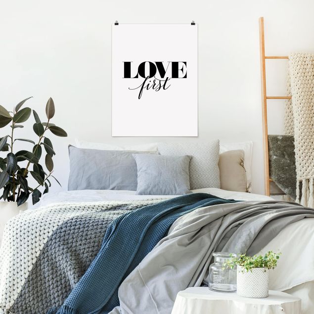 Contemporary art prints Love First