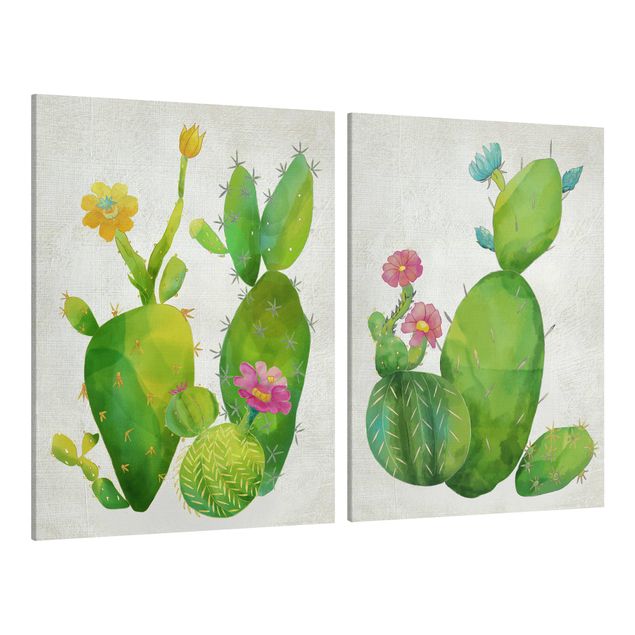Floral picture Cactus Family Set II