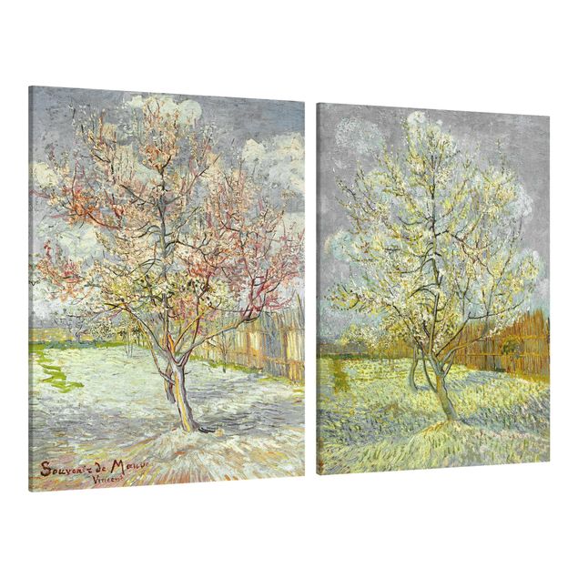 Post impressionism art Vincent Van Gogh - Peach Blossom In The Garden