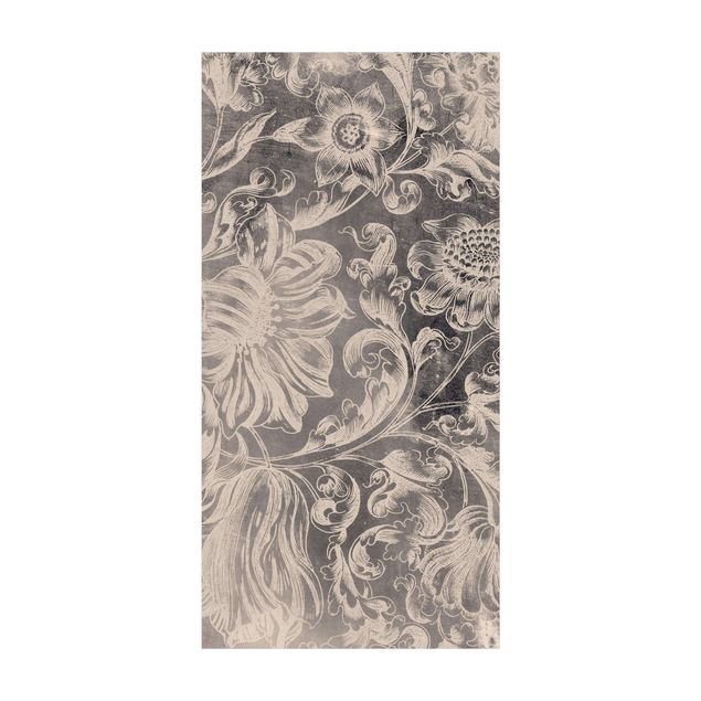 modern area rugs Withered Flower Ornament II