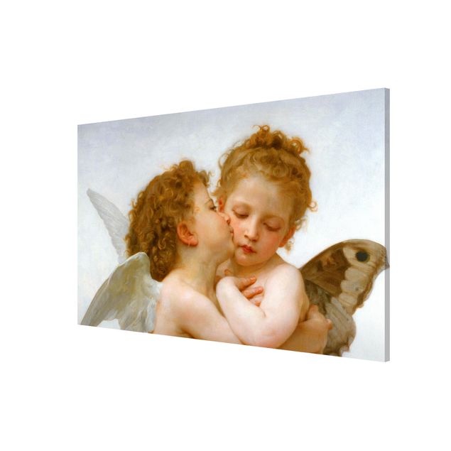 Canvas art William Adolphe Bouguereau - The First Kiss