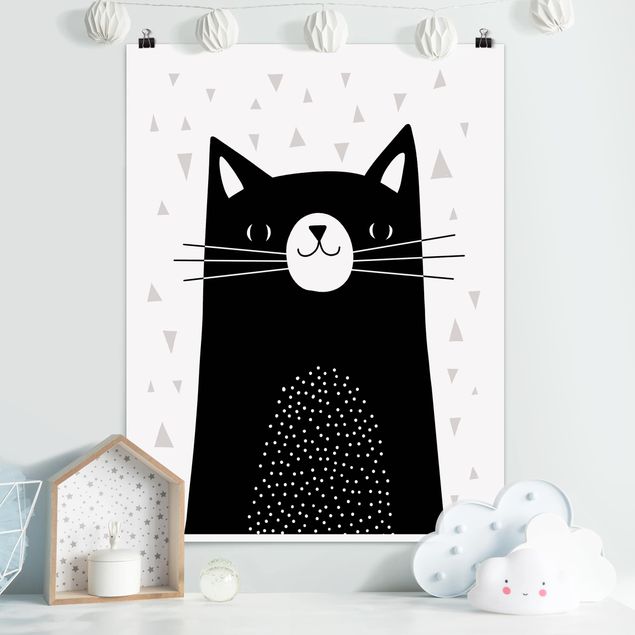 Nursery decoration Zoo With Patterns - Cat