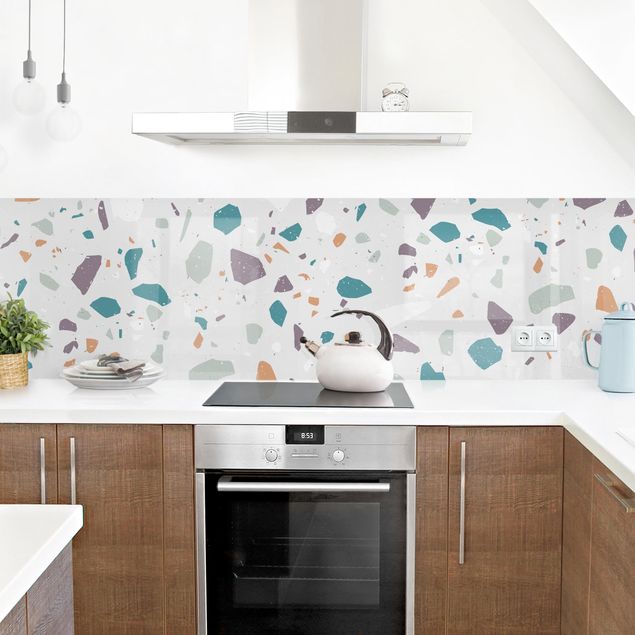 Kitchen splashbacks Detailed Terrazzo Pattern Grosseto