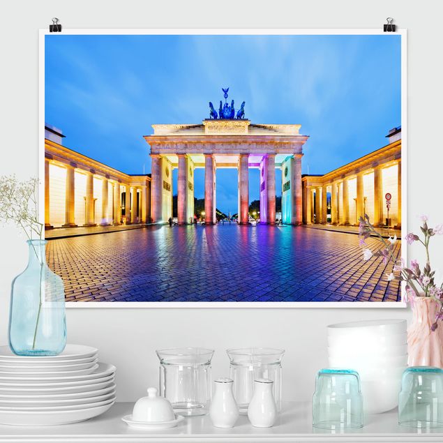 Kitchen Illuminated Brandenburg Gate