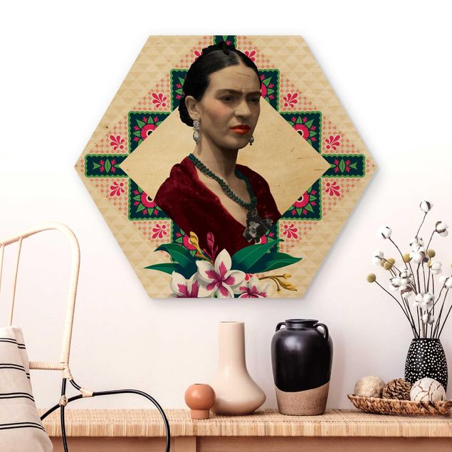 Kitchen Frida Kahlo - Flowers And Geometry