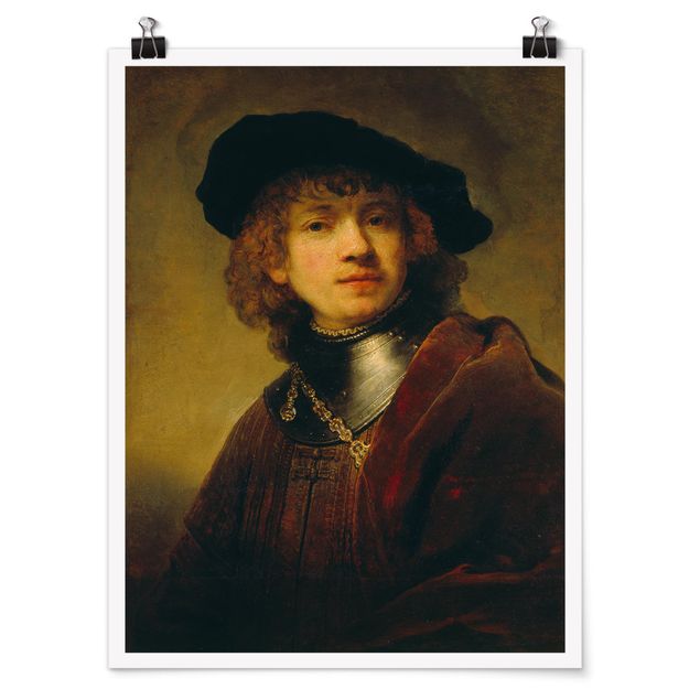 Canvas art Rembrandt van Rijn - Self-Portrait