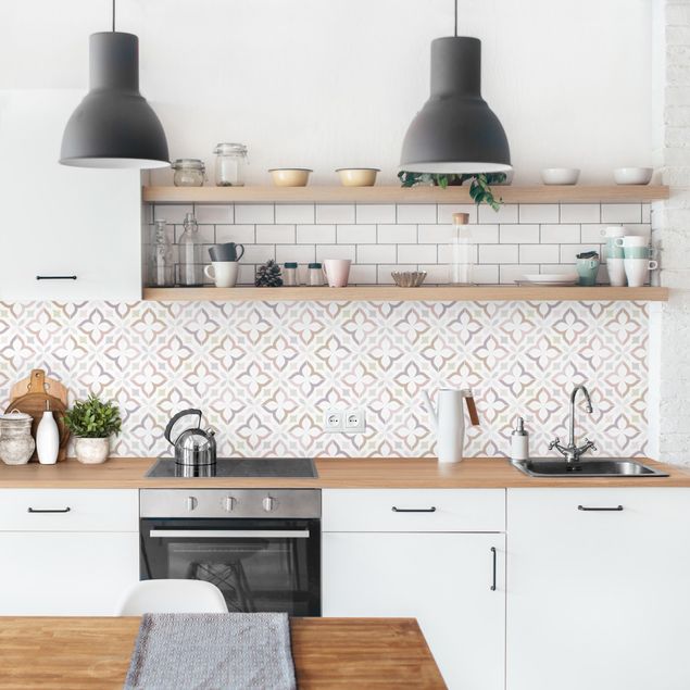Kitchen splashback patterns Geometrical Tiles - Livorno