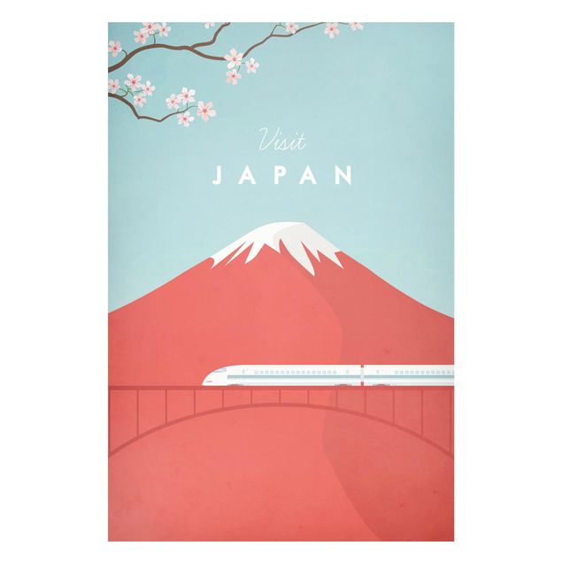 Landscape canvas prints Travel Poster - Japan