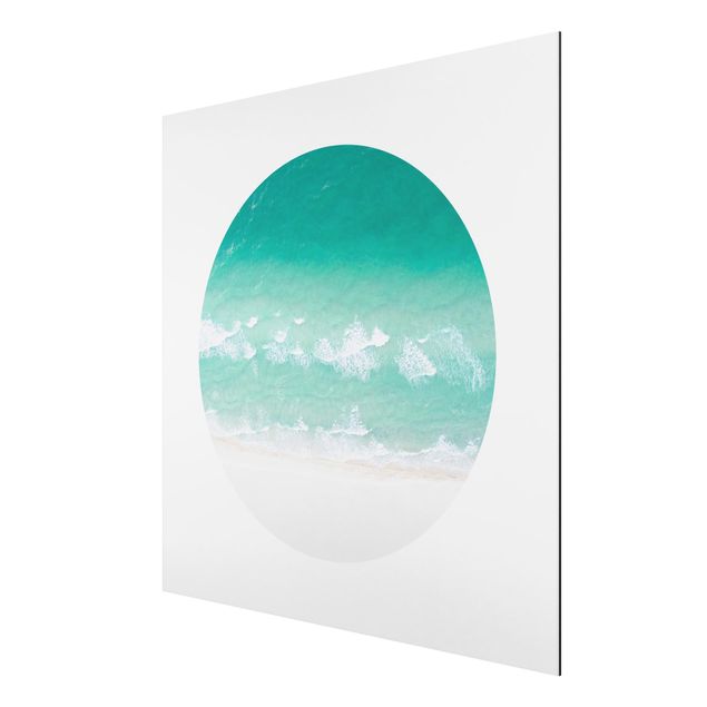 Beach canvas art The Ocean In A Circle