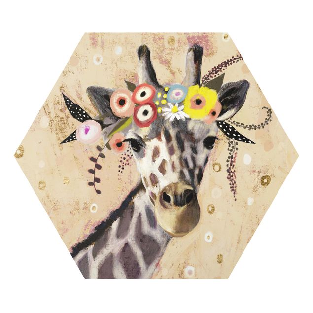 Forex prints Klimt Giraffe