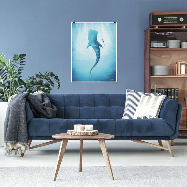 Art posters The Whale Shark