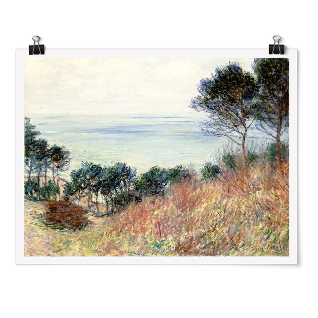 Landscape canvas prints Claude Monet - The Coast Of Varengeville