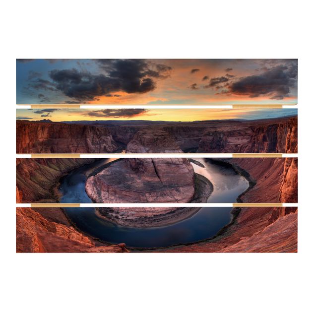 Wood photo prints Colorado River Glen Canyon