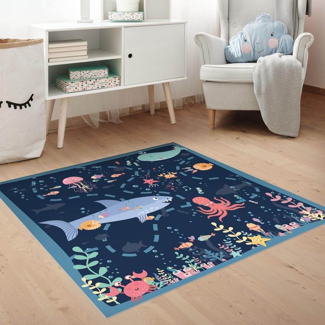 Kids room decor Playoom Mat Under Water - An Expedition