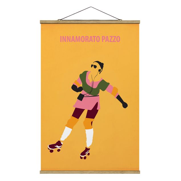 Framed portrait prints Film Poster Innamorato Pazzo