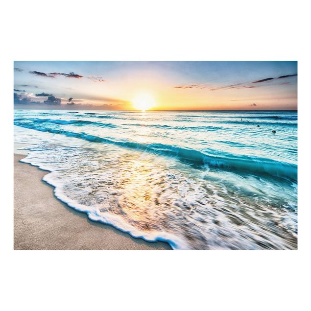 Glass Splashback - Sunset At The Beach - Landscape 2:3