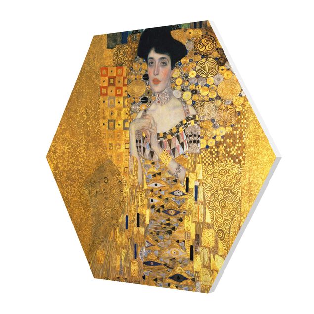 Prints portrait Gustav Klimt - Portrait Of Adele Bloch-Bauer I
