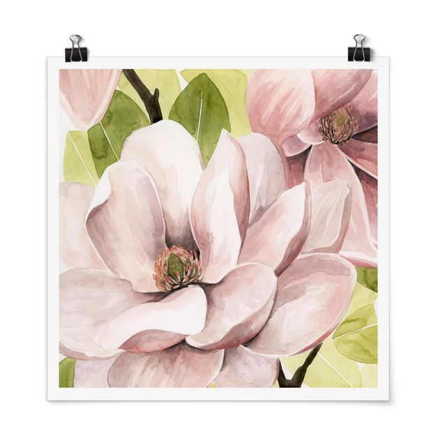 Floral prints Magnolia Blush I