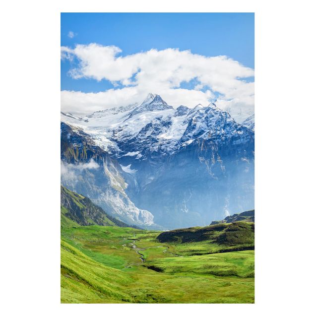 Landscape wall art Swiss Alpine Panorama