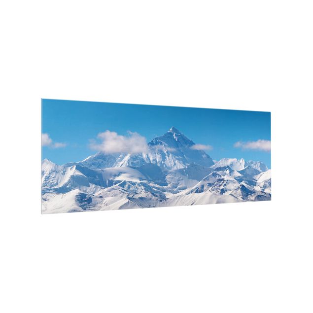 Glass splashbacks Mount Everest