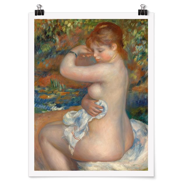 Art posters Auguste Renoir - After the Bath
