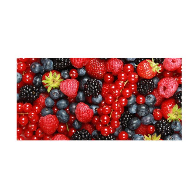 modern area rugs Fruity Wild Berries