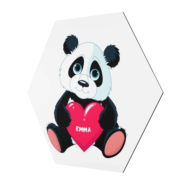 Prints Panda With Heart