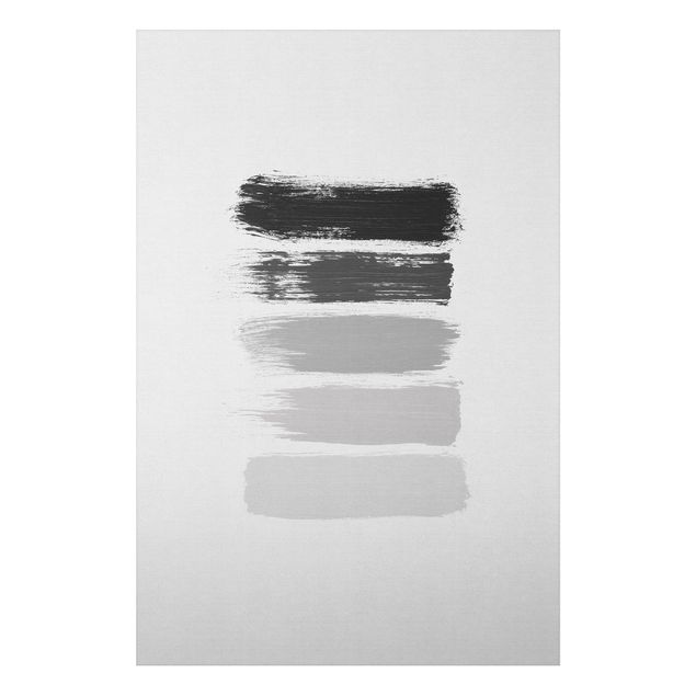 Art prints Stripes in Black And Grey