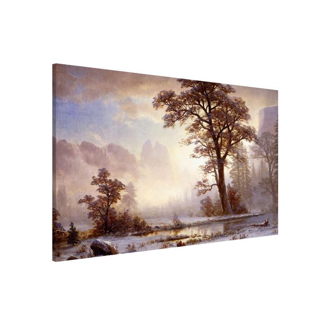 Art styles Albert Bierstadt - Valley of the Yosemite, Snow Fall