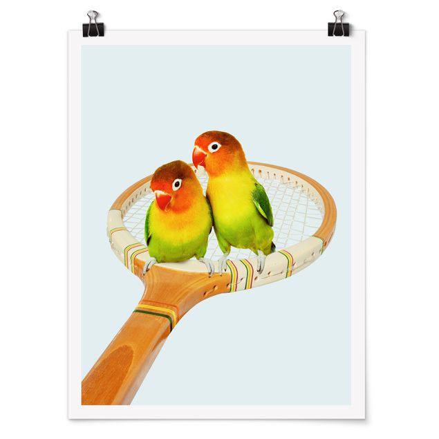 Posters art print Tennis With Birds