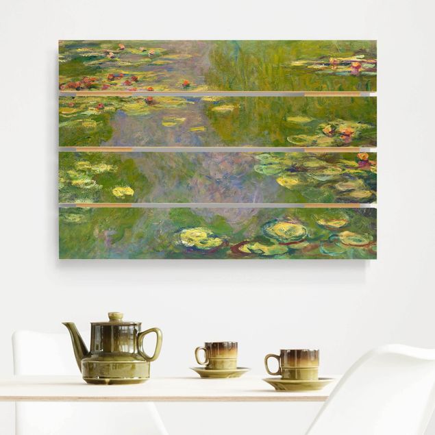 Abstract impressionism Claude Monet - Green Waterlilies