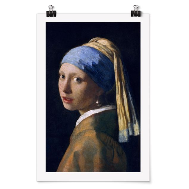 Art posters Jan Vermeer Van Delft - Girl With A Pearl Earring