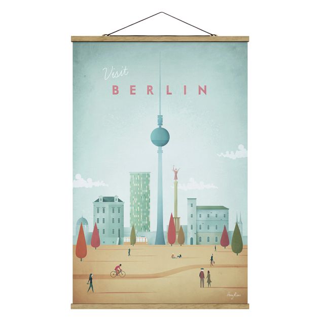 Prints vintage Travel Poster - Berlin