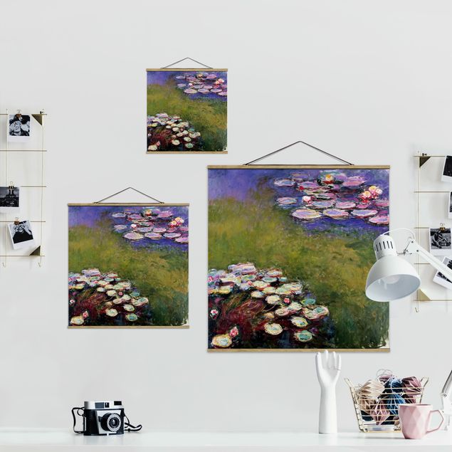 Modern art prints Claude Monet - Water Lilies