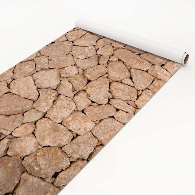 Adhesive films frosted Apulia Stonewall - Ancient Stone Wall Of Large Stones
