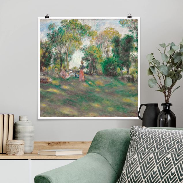 Impressionist art Auguste Renoir - Landscape With Figures