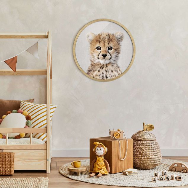 Modern art prints Baby Cheetah Gino