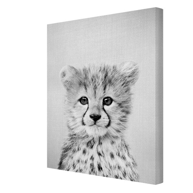 Prints black and white Baby Cheetah Gino Black And White