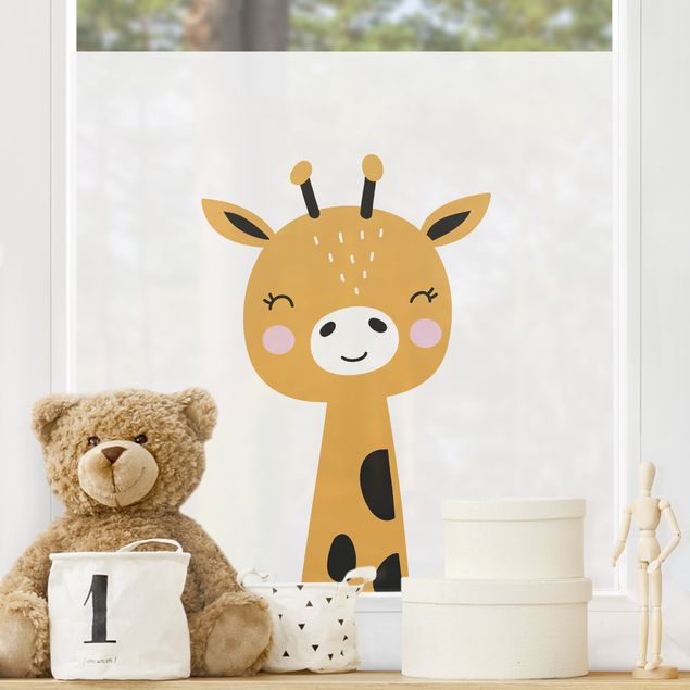 Window stickers animals Baby Giraffe