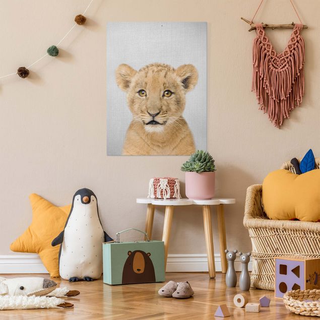 Canvas lion Baby Lion Luca