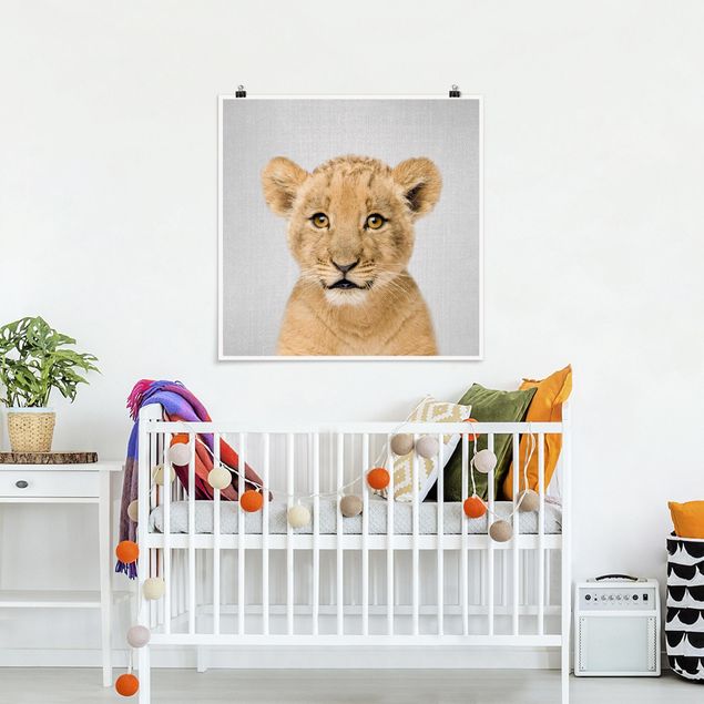 Lion canvas Baby Lion Luca