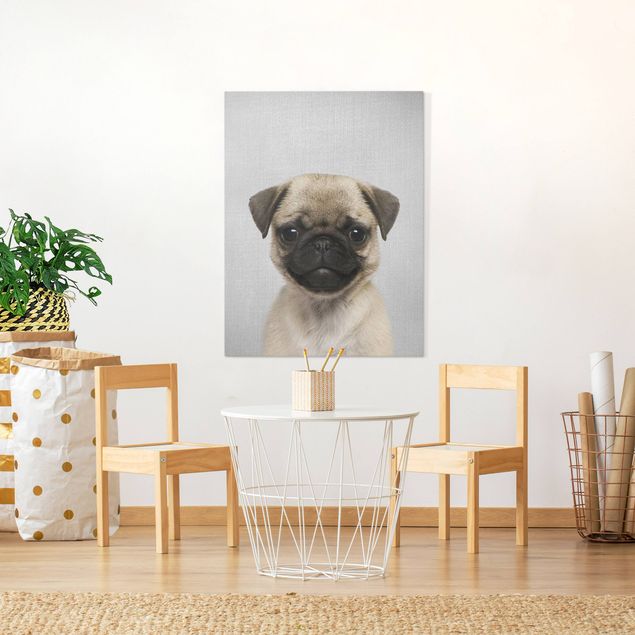 Dog canvas Baby Pug Moritz