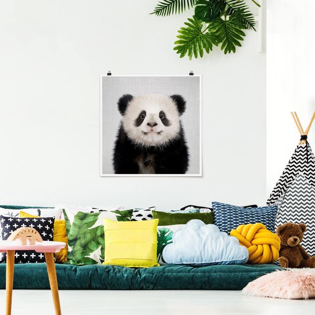 Panda bear wall art Baby Panda Prian