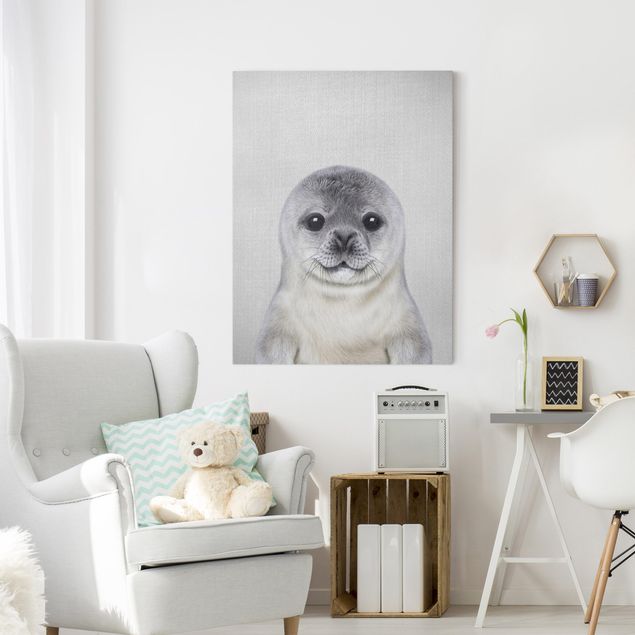 Canvas lion Baby Seal Ronny