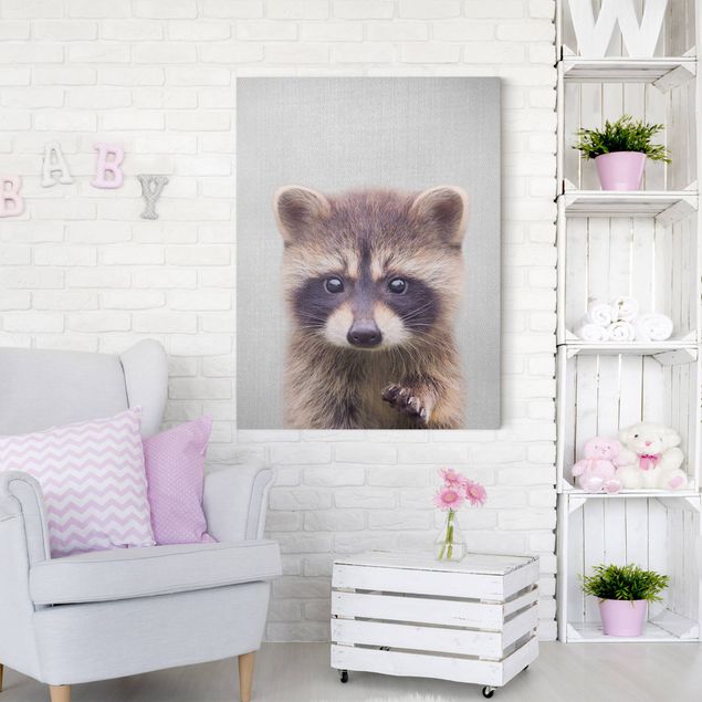 Bear print Baby Raccoon Wicky