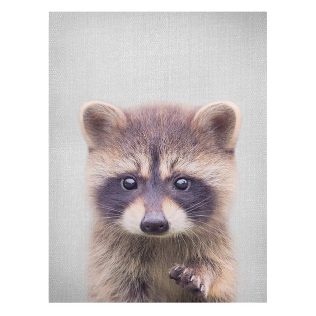Modern art prints Baby Raccoon Wicky