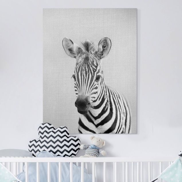 Prints zebra Baby Zebra Zoey Black And White